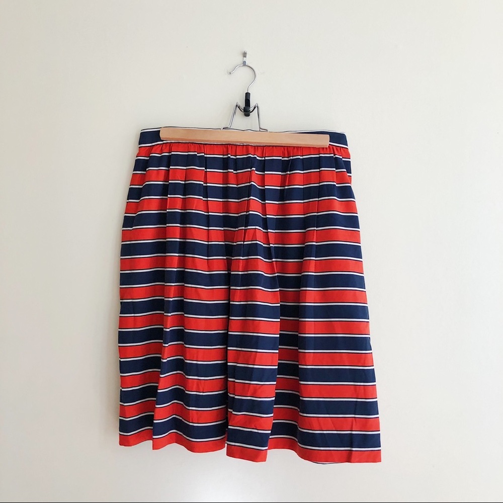 J Crew Gondola Stripe Skirt